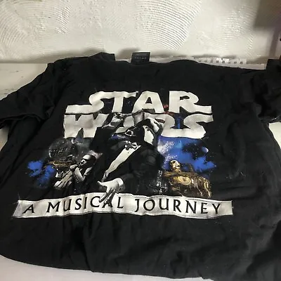 Buy Star Wars “A Musical Journey” T-Shirt London Size Medium • 29.99£