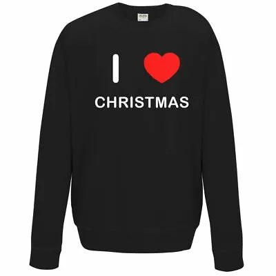 Buy I Love Christmas - Quality Sweatshirt / Jumper Choose Colour • 19.99£