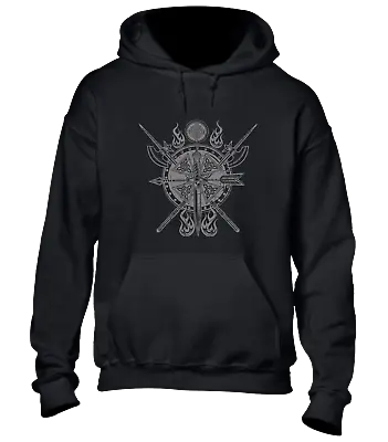 Buy Ancient Weapons Hoody Hoodie Viking Axe Celtic Norse Thor Odin Vegvisir Cool Top • 16.99£