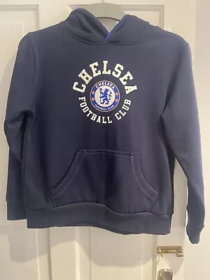 Buy Youths CHELSEA FC Blue Hoodies Sweatshirt Size UK 10/11 Yrs  • 9.99£