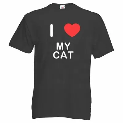 Buy I Love My Cat - T Shirt • 14.99£