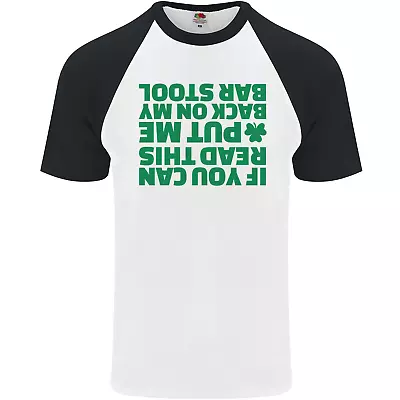 Buy Back On My Bar Stool St Patricks Day Mens S/S Baseball T-Shirt • 8.99£
