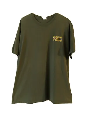Buy US Army Service Vietnam Army Green Gildan T-Shirt In Memoriam Size XL • 26.18£