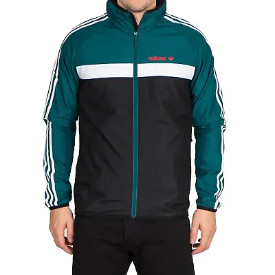 Buy Adidas Originals Marathon 83 Windbreaker Colorado Jacket Windbreaker Black Green • 73.98£