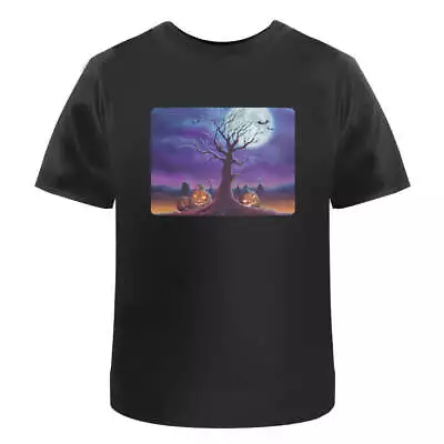 Buy 'Halloween Graveyard Scene' Men's / Women's Cotton T-Shirts (TA041874) • 11.99£