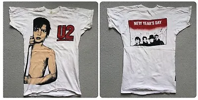 Buy Vintage 1980s U2 'New Year's Day' Single Stitch Tour T-shirt Size Small FREE P&P • 29.99£