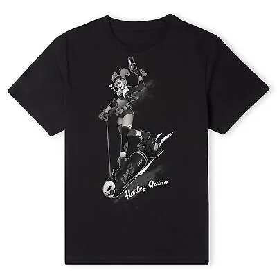 Buy Official DC Comics Batman Harley Quinn Gotham T-Shirt • 10.79£