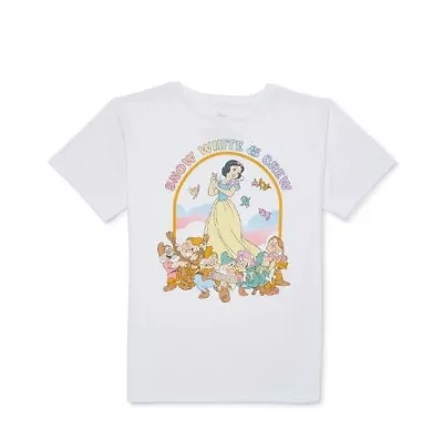 Buy Disney Girl's Princess Snow White  Short Sleeve T-Shirt Size L (10-12) New • 7.95£