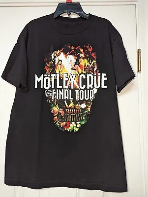 Buy Motley Crue T Shirt The Final Tour Alice Cooper Adult XL 2014 Merch EXC • 19.46£