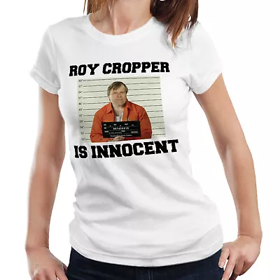 Buy Roy Cropper Line Up Fitted Ladies TShirt Innocent Funny TV White TShirt • 6.99£