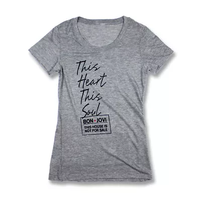 Buy Bon Jovi - This Heart Scoop Neck T-Shirt- Ladies • 10£