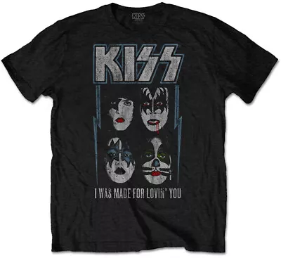 Buy Kiss Made For Lovin You Black Kids T-Shirt OFFICIAL • 15.19£