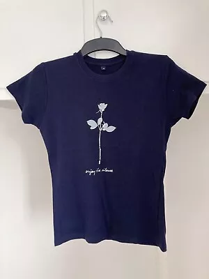 Buy Depeche Mode Original Vintage Enjoy The Silence T-shirt Navy Blue Medium • 50£