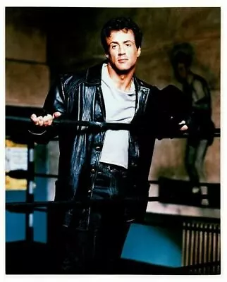 Buy Sylvester Stallone Rocky 5 Boxing Ring Sexy Leather Jacket Vintage 8x10 Photo • 18.89£