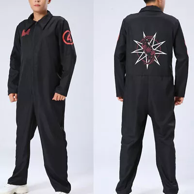 Buy Adults Men Slipknot Cosplay Costume Jumpsuit Halloween Party Outfit Clothes New/ • 24.19£