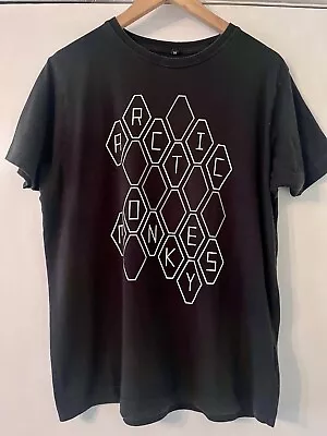 Buy Arctic Monkeys Live 2018 Tour T Shirt Used Black Hexagon Design UK  • 15.99£