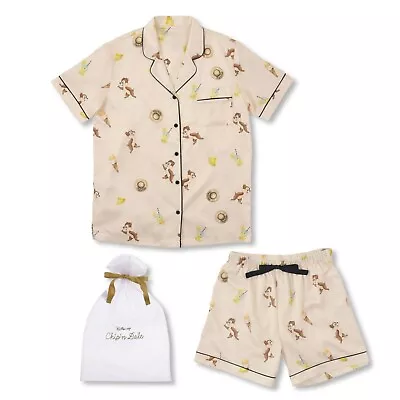 Buy Japan Tokyo Disney Store Chip & Dale Short Sleeve Pajamas Beige Summer Room Wear • 54.81£