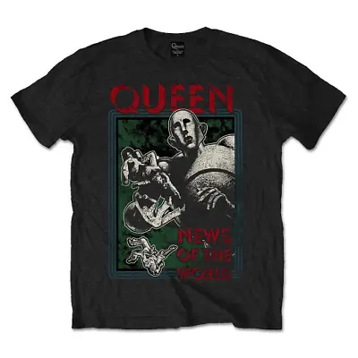 Buy Queen T-Shirt - News Of The World - Official Licensed Merchandise - Free Postage • 14.89£