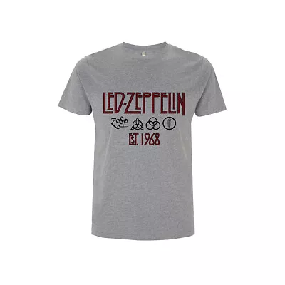 Buy Led Zeppelin Symbols Est 68 Official Tee T-Shirt Mens • 16.36£