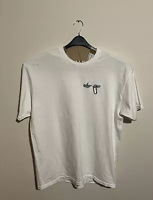 Buy Gildan Size XL Embroidered Run The Jewels T Shirt White Hip Hop VGC • 9.95£