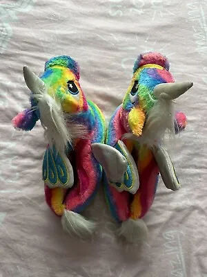 Buy Unicorn Slippers Size 5/6 Rainbow Colourful Multi  • 6£
