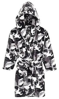 Buy CityComfort Camouflage Dressing Gown With Hoodie, Pockets Girls, Boys Teenagers • 12.49£