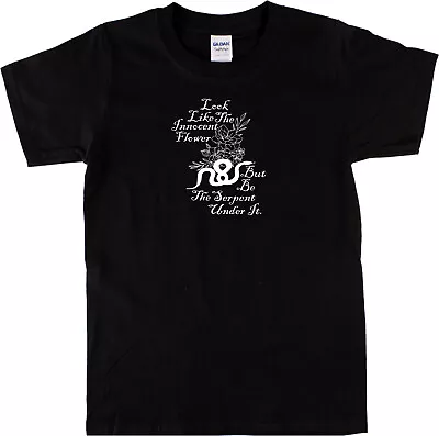 Buy Macbeth Serpent Quote T-Shirt - Shakespeare, Literature, Various Colours • 19.99£