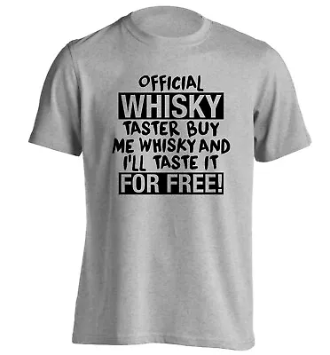 Buy Official Whisky Taster, T-shirt Funny Scottish Drink Alcohol Malt Dram Gift 3720 • 13.95£