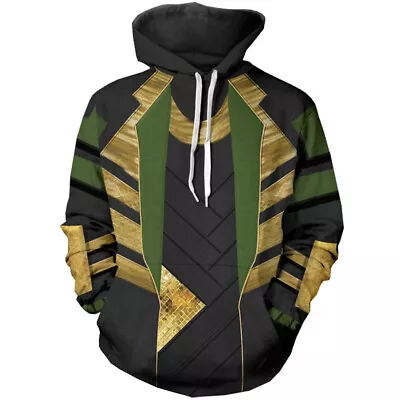 Buy Movie Loki Hooded Sweatshirt Halloween Pullover Jumper Coat 8SIZE • 30.35£