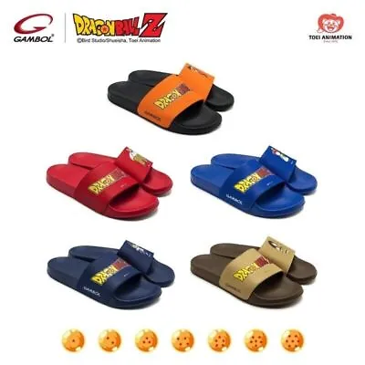 Buy Licensed Dragon Ball Z Unisex Flip Flop Slippers Beach Sandals Indoor Outdoor • 29.26£