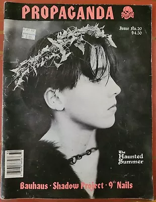 Buy Propaganda Magazine #20 Vintage Rare Goth Fashion • 79.62£