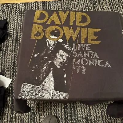 Buy Vintage David Bowie Live Santa Monica 72 Star Vip T-SHIRT XL USED • 9.99£