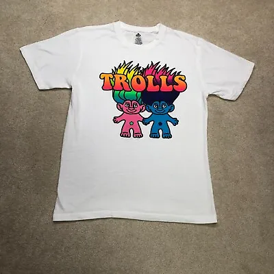 Buy Trolls T Shirt Womens Medium White Graphic Tee • 13.40£