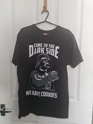 Buy Star Wars Darth Vader Novelty Slogan Black Tshirt Top Mens Size Small • 14.99£