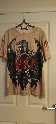 Buy Slayer, Thrash Metal Rock Band T Shirt, Brand New, Medium, Polyester, Stunning  • 11.99£