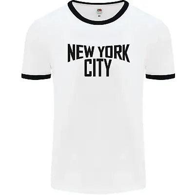 Buy New York City As Worn By John Lennon Mens Ringer T-Shirt • 12.99£