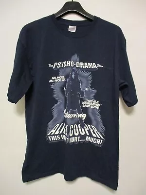 Buy Gildan Alice Cooper Psycho Drama Tour T Shirt Mens Large Blue 2007 Nightmare Inc • 24.95£