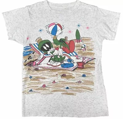Buy Looney Toons Marvin The Martian Tee T-Shirt Graphic Men’s Vintage 90s Size XL • 49.96£