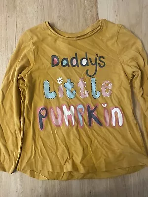 Buy Nutmeg Morrisons Daddy’s Little Pumpkin Autumn Tshirt 5-6 Years • 2£