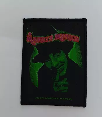 Buy Official Marilyn Manson Sew On Woven Patch NEW M19 • 4£