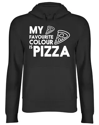 Buy My Favourite Colour Is Pizza Mens Ladies Womens Unisex Hoodie • 17.99£