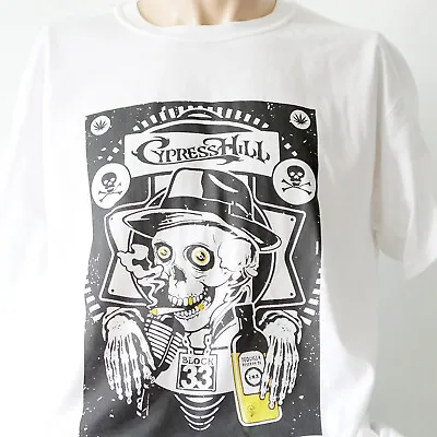 Buy Cypress Hill Hip Hop Punk Rock Short Sleeve White Unisex T-shirt S-5XL • 14.99£