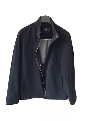 Buy Mans Next Black Smart Casual Zip Up Jacket Size M • 19.99£