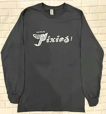 Buy Pixies Oh My God, The Black Long Sleeve T-shirt • 15.99£