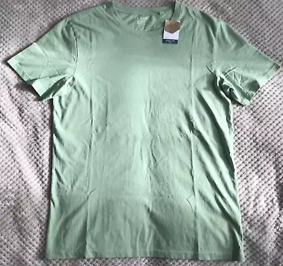 Buy Next Men Light Green Medium Regular Fit Jersey T-Shirt New With Tags • 7.95£