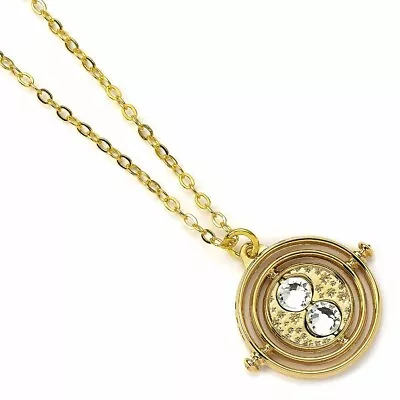 Buy Harry Potter Gold Plated Fixed Time Turner Necklace Birthday Official Product • 14.99£