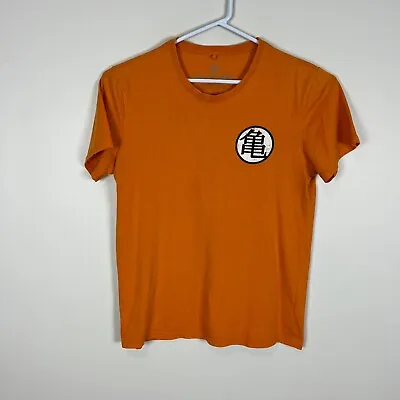 Buy Dragon Ball Z Shirt Orange DBZ Casual Crew Neck Tee T Men's Medium M • 7.54£