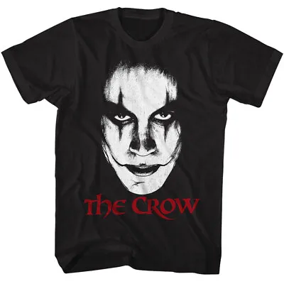 Buy The Crow 94 Movie Eric Draven Crow Face Closeup Brandon Lee Men's T Shirt • 47£