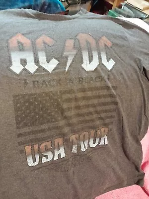 Buy ACDC Back To Black USA Tour 1980  Official Merchandise XXL Great Condition • 3.99£