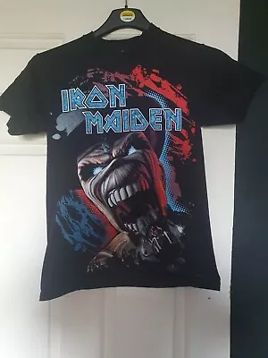Buy Iron Maiden, Wildest Dreams 'Vortex' Black T Shirt - Small • 4.50£
